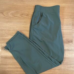 Eddie Bauer Women’s Departure Traveler Ankle Pants in Mineral Green